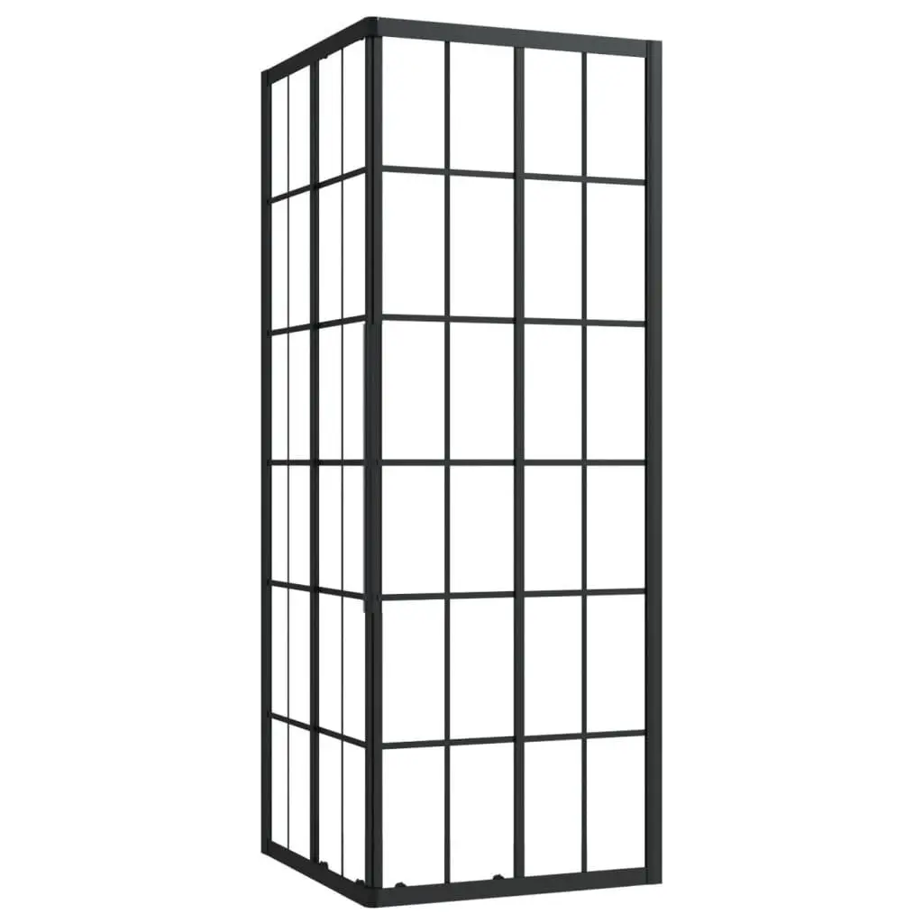 vidaXL Shower Cabin, Shower Enclosure Cabinet, Shower Screen for Bathroom, Shower Cubicle Bathtub Wall Attachment, ESG 31.5"x31.5"x70.9 150770