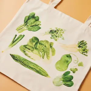 Asian Vegetable Tote Bag