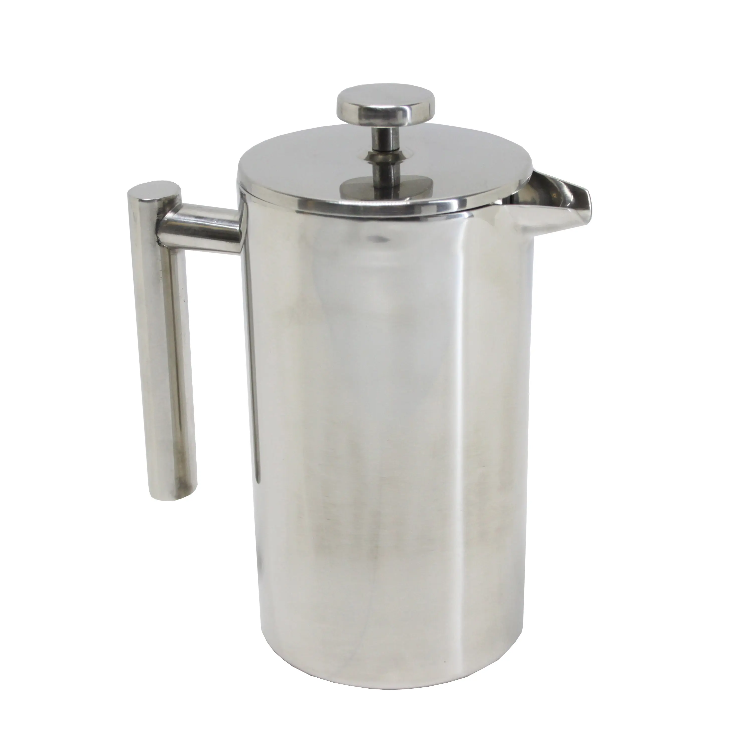 FixtureDisplays® Double-Wall Stainless Steel French Coffee Press, 34 oz / 1 Liter 16030NEW-NF