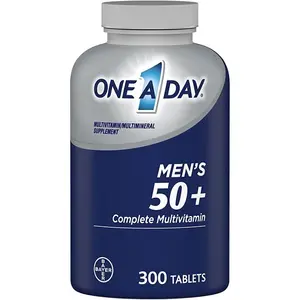 One A Day Men's 50 Plus Healthy Advantage Multivitamins Tablets 300 Tablets Optimum Healthcare Supplement Fitness Edible