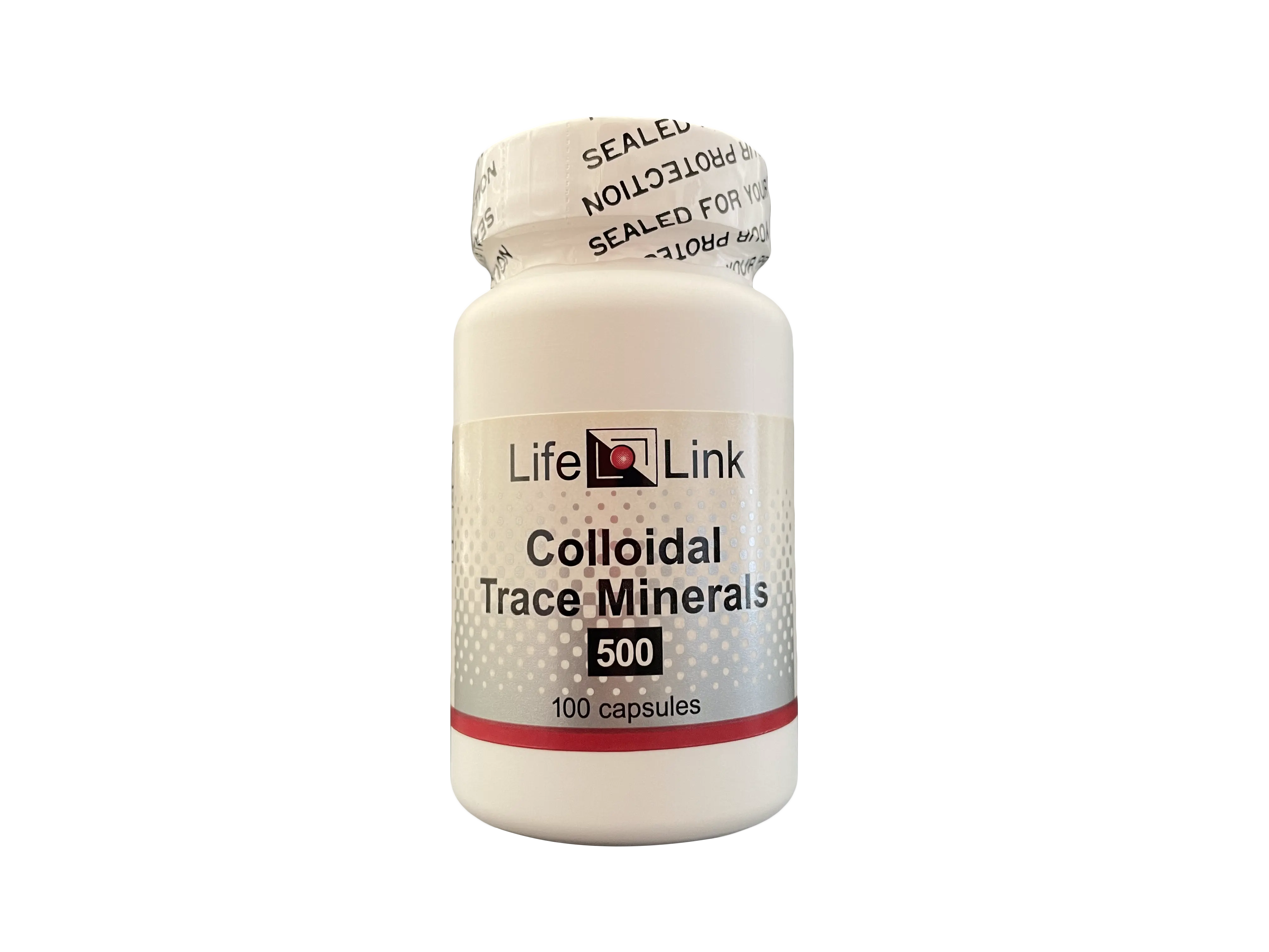LifeLink Colloidal Trace Minerals | 100 capsules | Multi-Mineral Supplement | Made in the USA