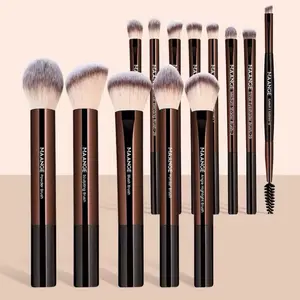 MAANGE 13PCS Makeup Brush Set Foundation Concealer Powder Eyeshadow Blush Brush Kabuki Blending Cosmetic Beauty Tool for Face