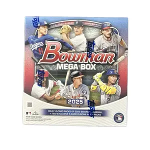 Bowman 2025 Baseball Mega Box - Four 10-Card Packs & Two Exclusive 5-Card Chrome Packs - Collectible Trading Cards
