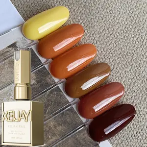 6PCS*15ML New 6-Color Series 9 Halloween Popular Nail Polish Gel Fashion LED UV Gel High Saturation Color Long-Lasting But not Nails Salon Home DIY Nail Art Women'S Gift Choice Manicure Cutics Cosmetic 6Pcs（64+68+69+75+76+77）