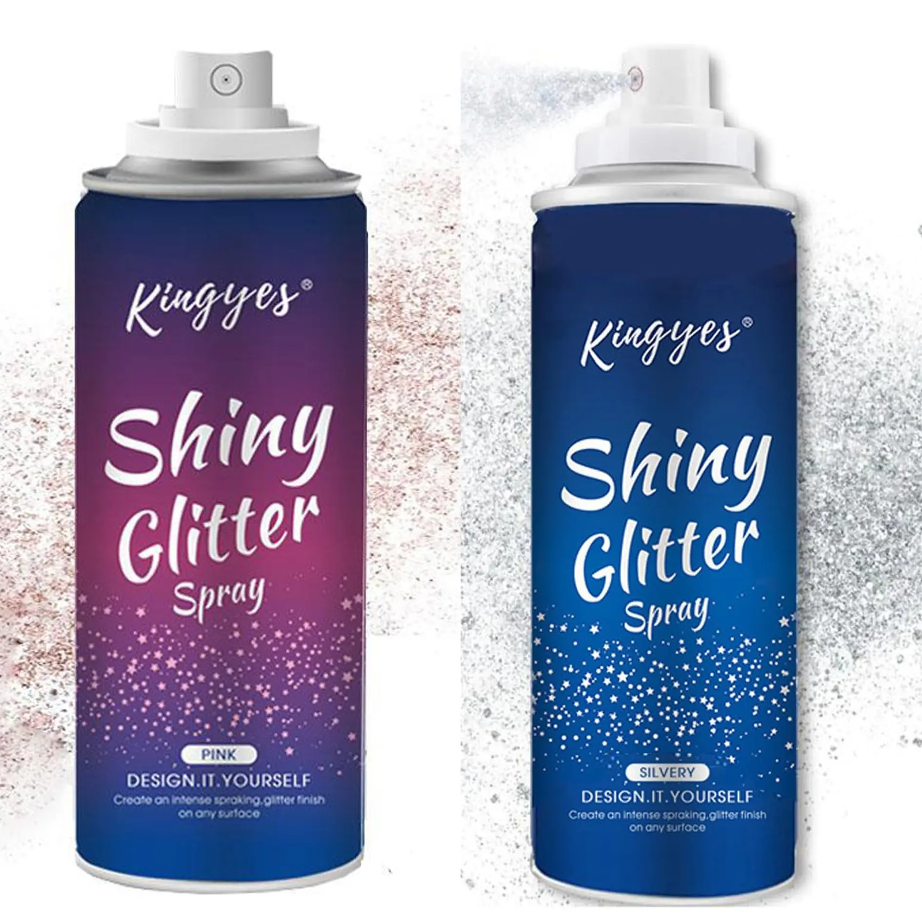 High Quality Glitter Body Spray - Temporary Shiny Shimmering Body Makeup for Face, Hair, Clothing, All Skin Types, Quick-Drying, Long-Lasting Mist for Music Festival Rave, Nightclub Party,summerwins