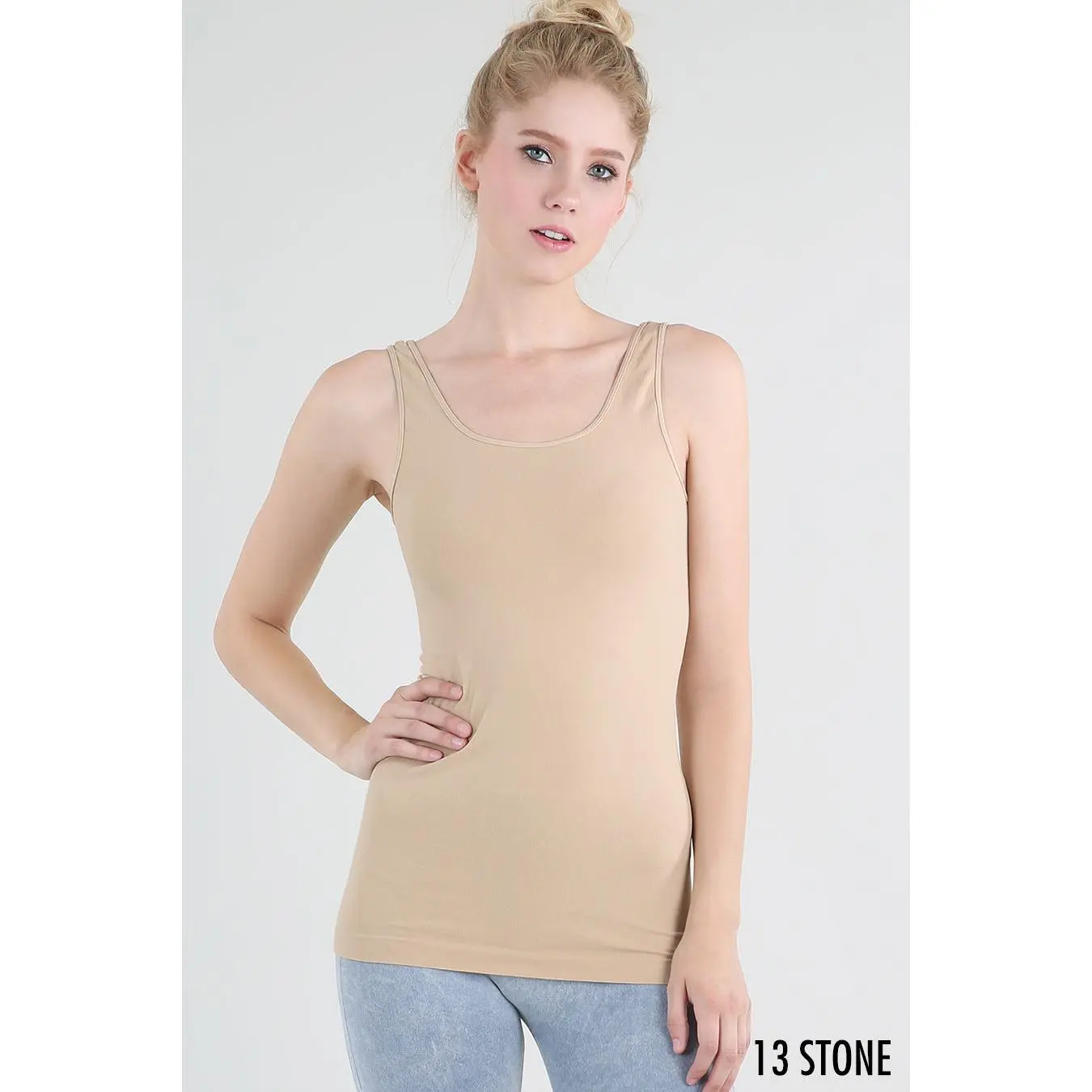 NIKIBIKI PLAIN JERSEY TANK TOP