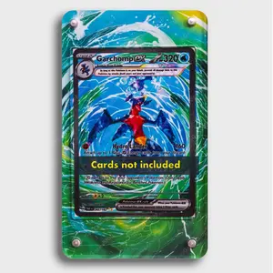 Garchomp ex SIR Custom Extended Art Card Holder for Collectible Display and Protection