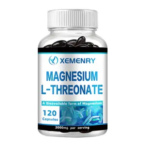 Magnesium Xemenry-L-Threonate Supplement – ​​High Absorption Supplement – ​​For Sleep and Cognitive Function Support – 60/120 Capsules