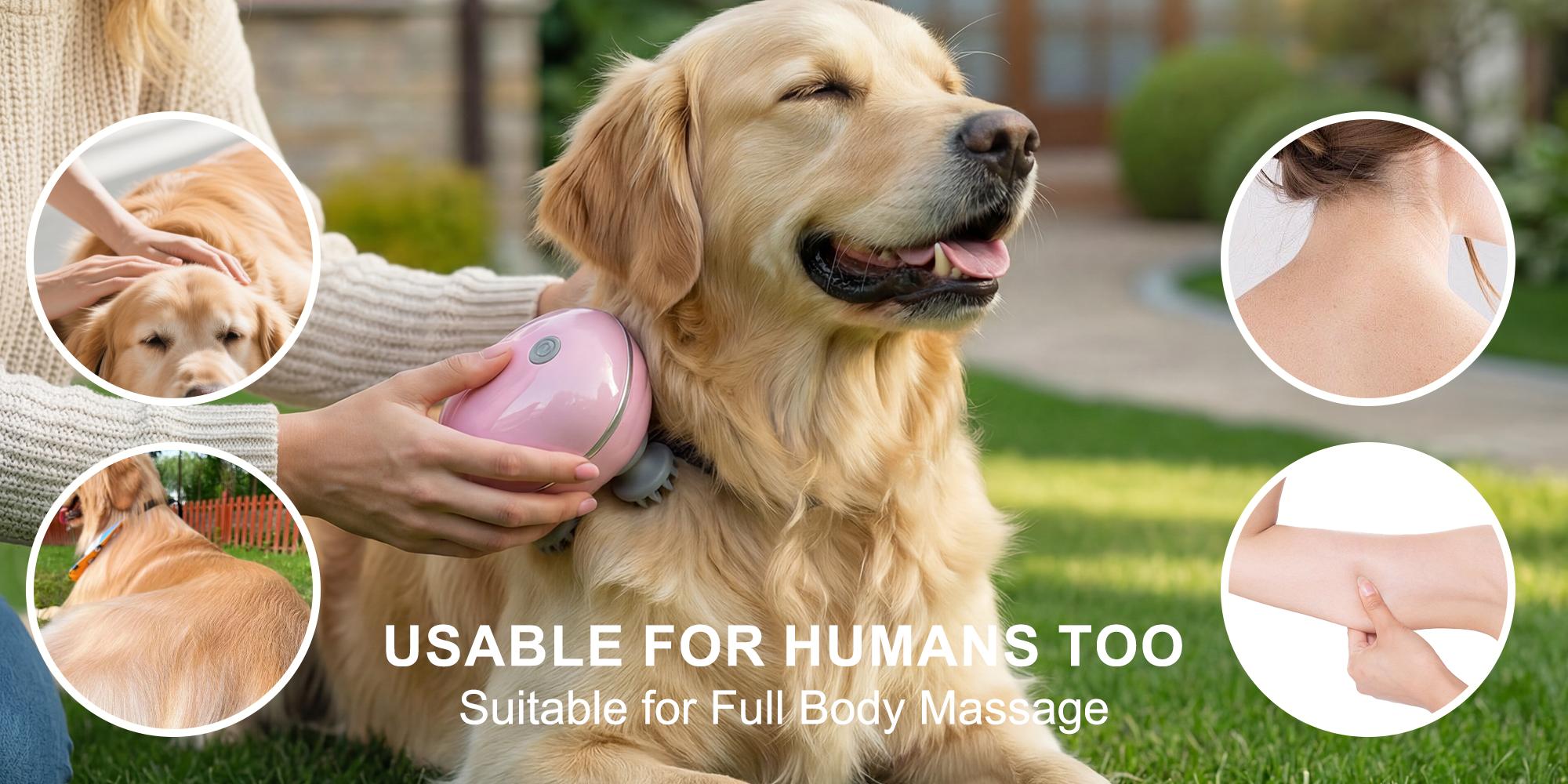 Geoorood Pet Head Electric Massager: lmitate Human Fingers for Cats & Dogs, Massager Brush Relieve Anxiety, Pet interactive massage machine Toy , Grooming Supplies Geoorood Pet Head Electric Massager: lmitate Human Fingers for Cats & Dogs, Massager Brush Relieve Anxiety, Pet interactive massage machine Toy , Grooming Supplies