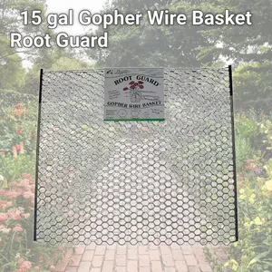 Wayne Morgan 7304389 15 gal Gopher Wire Basket Root Guard, Wire Mesh, Root Protection