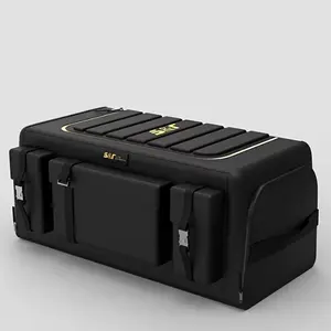 50L/70L Foldable multi-pocket storage organizer, car trunk organizer, home closet storage box, outdoor camping storage, made of Oxford fabric, anti-slip and wear-resistant