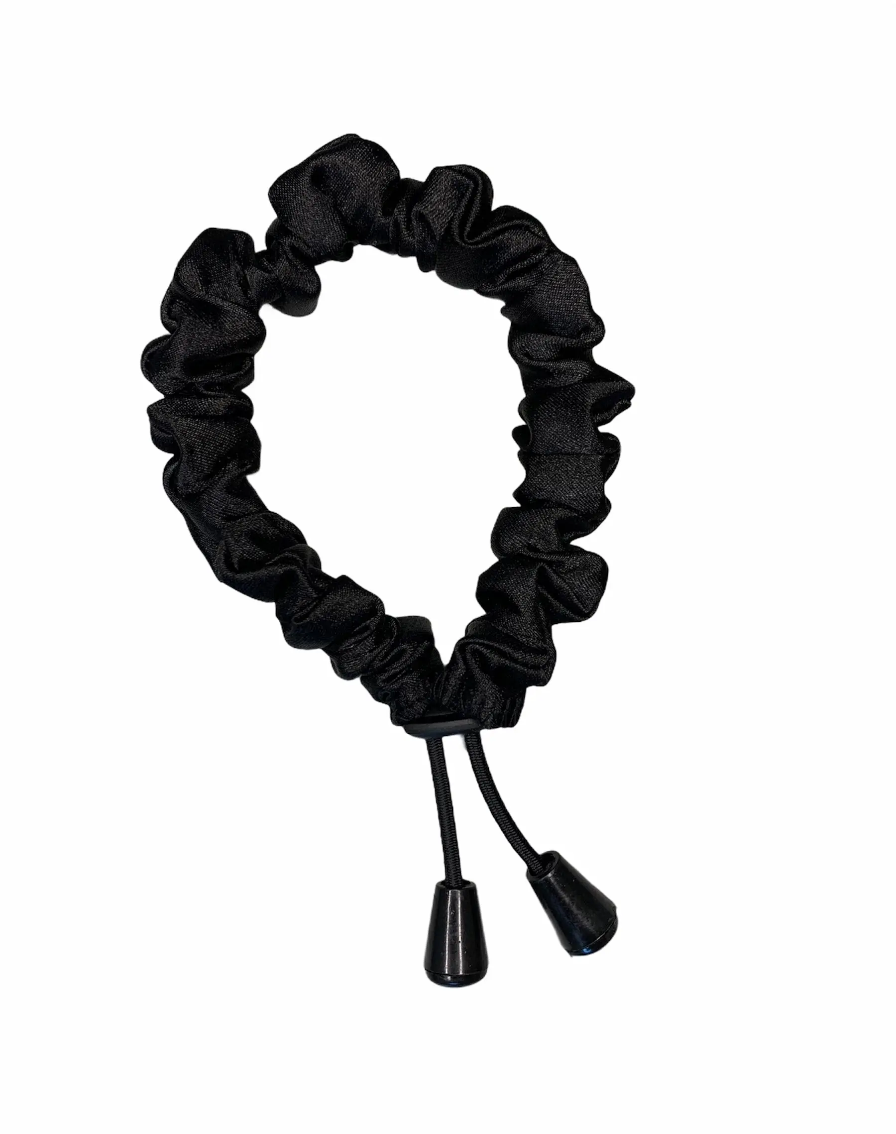 Adjust the Ponytail- Adjustable Satin Lined Ponytail.