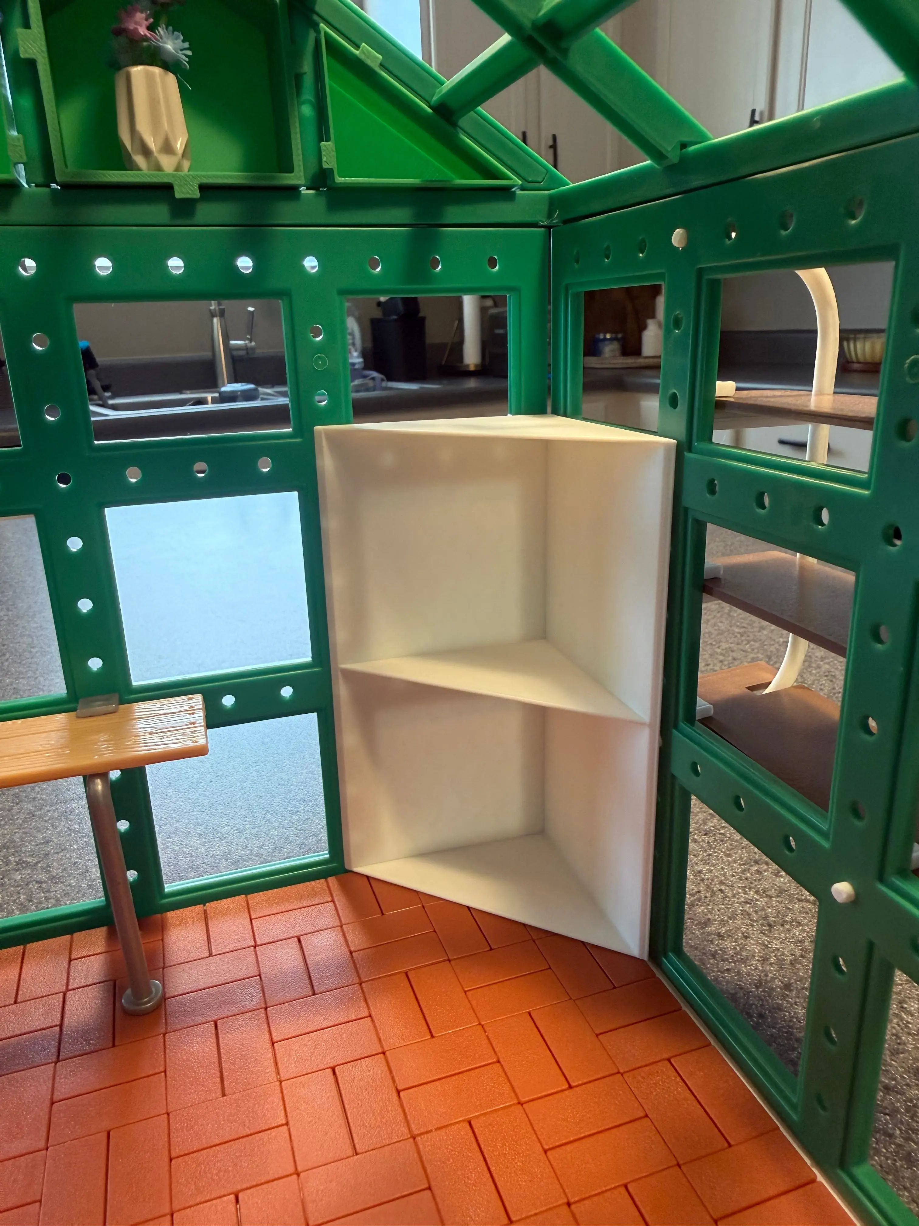 Corner Shelf (3D Printed) - Mini Brands Greenhouse
