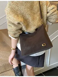 Vintage Unique Frosted Handbag for Women, 2026 New Fashion Luxe Clutch, Crossbody Bag, Bucket Bag, Versatile Shoulder Bags, Stylish and Lightweight, Hobo Crossbody Bags