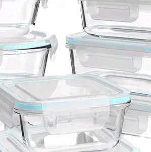 Glass toppers evergreen container household kitchen