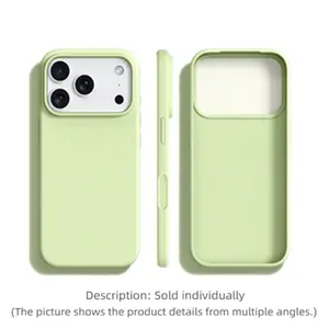 Luxury Lens Frame Case, Ultra-Thin Liquid Silicone Soft Shell, Compatible with iPhone 17 Pro Max/16/15/14/13/12/11 Pro Max/XR Plus