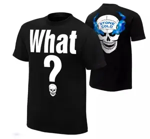 Black Stone Cold Steve Austin Retro What T-Shirt