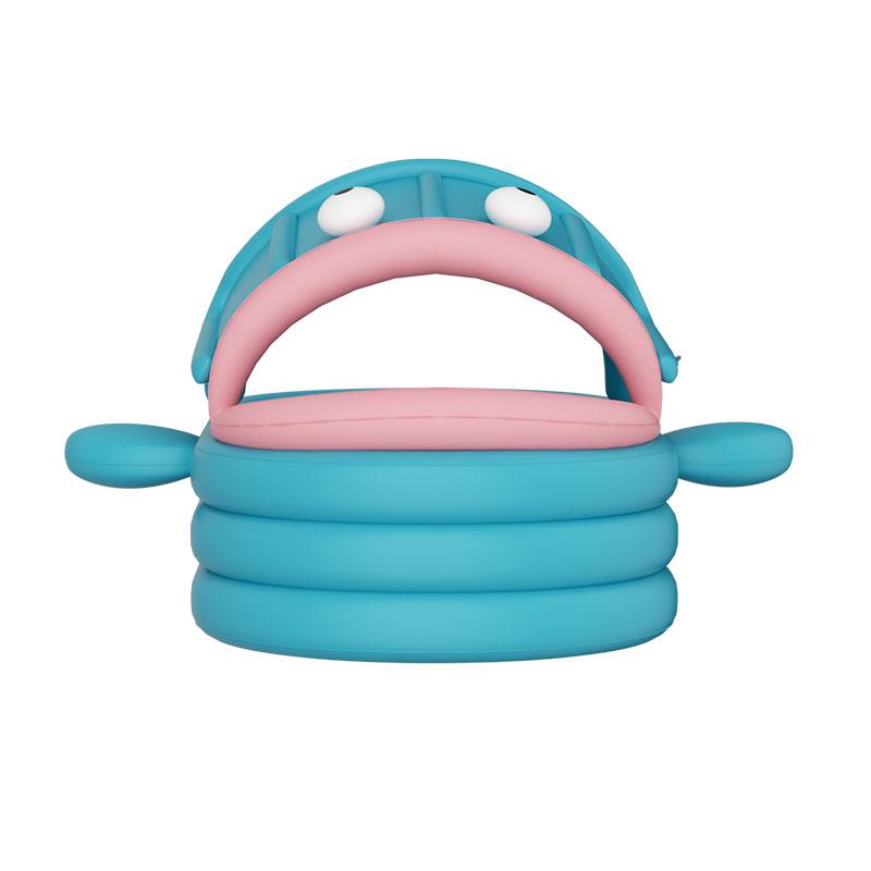 Inflatable pool for adults and children, outdoor foldable sunshade design, thickened large size for home yards, suitable for summer bathing and water play