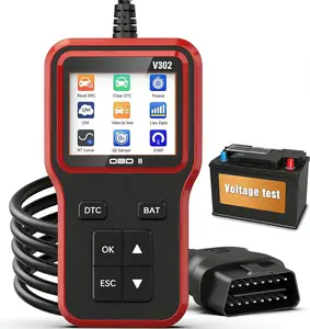 OBD Scanner with Battery Tester  Vehicle Code Reader for Check Engine Light, Plug and Play, Car Scanner Diagnostic Tool for All OBDII Vehicles After