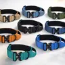 TSG - K9 Heavy Duty Dog Collar With Handle Training Walking - Nylon