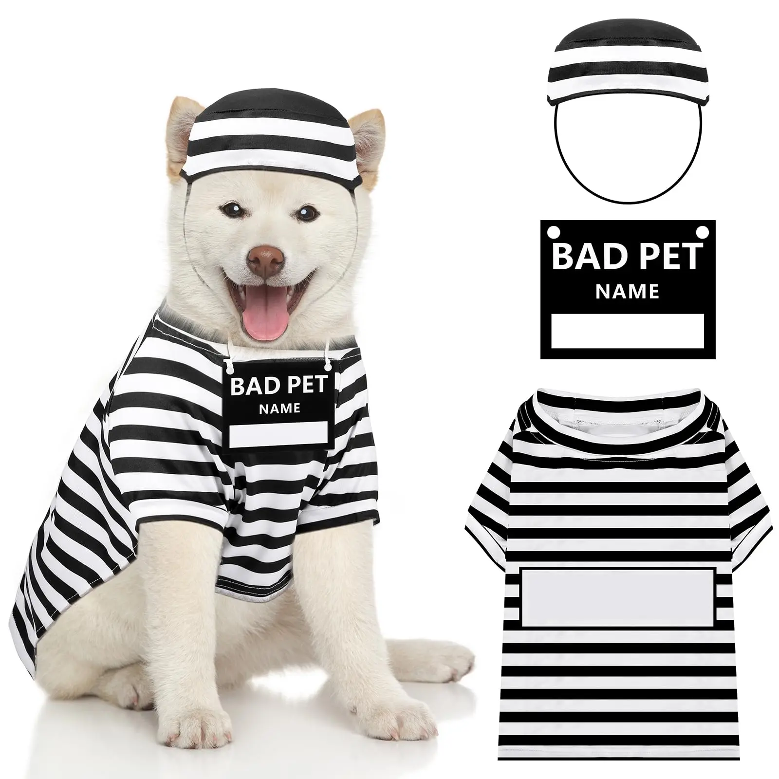 Funny Dog Prisoner Costume