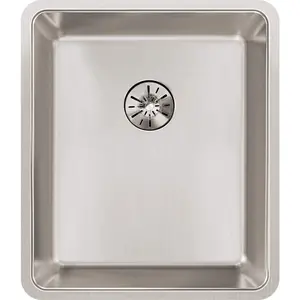 Elkay Lustertone Iconix ETRU13168PD Single Bowl Undermount Stainless Steel Sink with Perfect Drain
