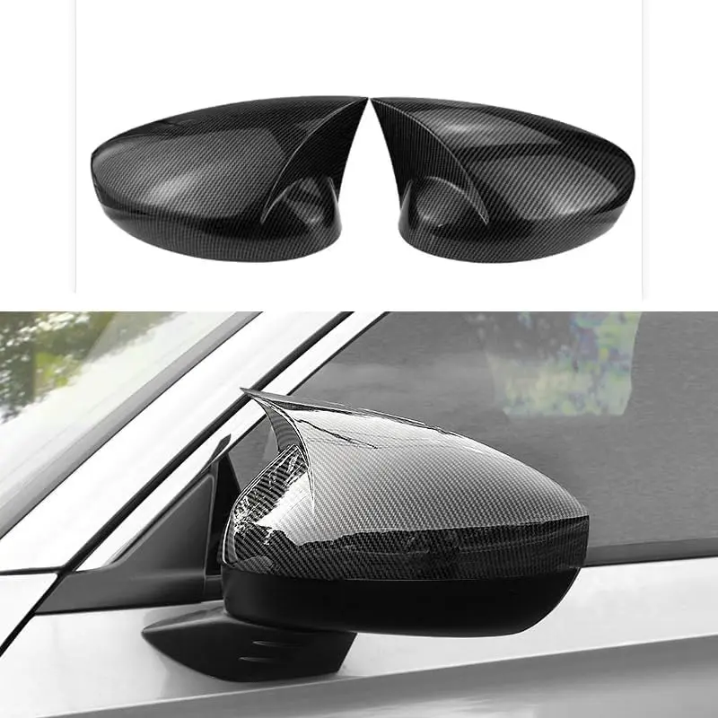Side View Mirror Cover Compatible with Civic 2022-2025 Exterior Sport Door Side Rearview Mirror Caps Decoration Glossy Black (Not fits turn signals versions)