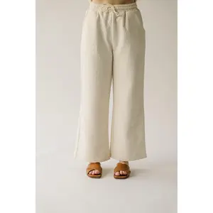 The Flockhart Textured Pant in Cream