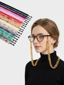 Multicolor Acetate Eyeglass Chain Anti-Loss Neck Strap Sunglasses Reading Glasses Universal Non-Slip Hanging Rope Decoration Gift Share