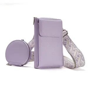 Women's 2026 Trending Leather Crossbody Phone Purse - Adjustable Crossbody Shoulder Purse, Multi-Functional Mini Messenger Handbag, Athletic Everyday Bag, Ideal for Travel, Shopping, Leather Crossbody Bags, Crossbody Shoulder Purses