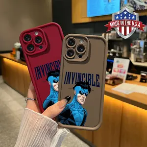 American Comic Invincible Mark Grayson Phone Case for iPhone Samsung 17 16 15 14 Pro Max 13 12 11 XR XS Plus Air Galaxy S25 S24 S23 S22 A56 A55 A54 A53 A52 Shockproof Anti Drop Anti Scratch Durable Soft TPU Cover gift for boy girl