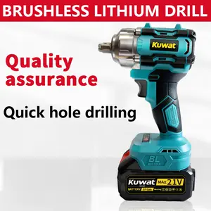 MAX 21V Cordless Impact Wrench Wireless Drill Kit with 4000mAh Lithium-ion Battery, Brushless Electric Impact Gun, Ergonomic Handle, 4 Speed Levels, and Complete Accessories for Men's Gifts Yard Work Lawn Care