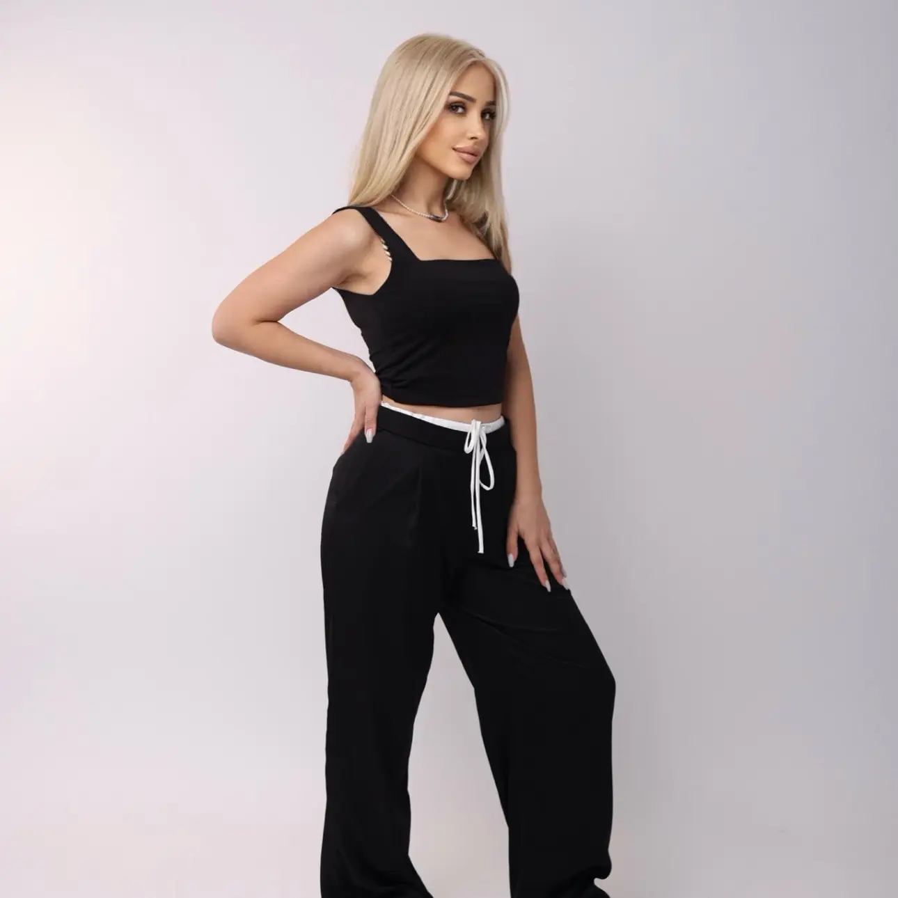 Bleach Proof,  Double-Waisted Trouser
