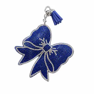 [NEW ARRIVAL] Bow-Tie with Tassel silver hardware [CHARM] fashionable