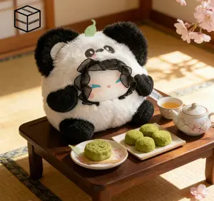 QIQI- ANIMALS' TEA PARTY PLUSH BLIND BOX Mystery Boxes Bag Pendant Bunny Plush Dolls Soft Collectibles