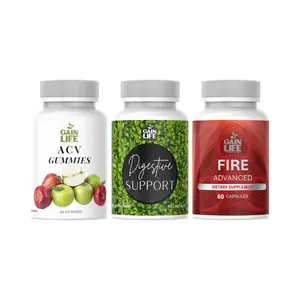 Gain Life Gummy Trio Daily Wellness Vitamins Dietary Supplement