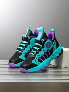 Boys Girls Athletic Basketball Shoes Mid-Calf All-Season Fashion Lightweight Comfortable Breathable Indoor Outdoor Casual Kids Running Shoes