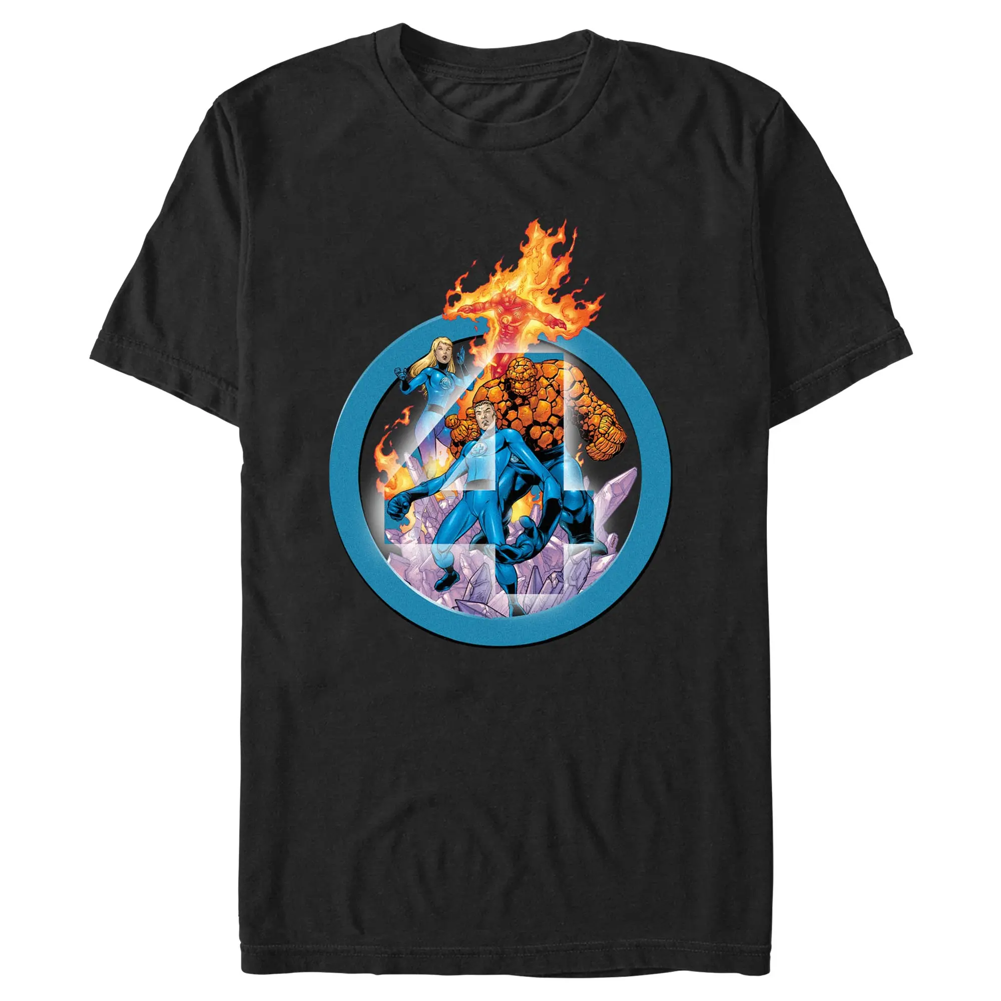 Men's Marvel: Fantastic Four Clear Four Logo T-Shirt