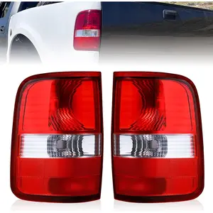 Tail Light Compatible With 2004 2005 2006 2007 2008 Ford F150 F-150 Driver and Passenger Side Rear Light Brake Lamps