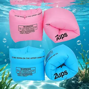 2-Pack Inflatable Swim Floats for Children and Adults, Swimming Pool Arm Floats for Weight 30-150 lbs