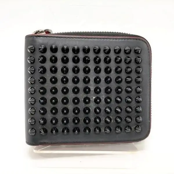 Pre-owned christian louboutin Other Other Wallet Black Leather 5526621 12645364321/534222