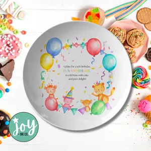 Fun & Bright Monkeys Plate