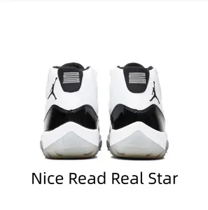 Classic High-Top Basketball Sneakers with White Mesh & Black Patent Leather – Timeless Concord Look for Court & Street