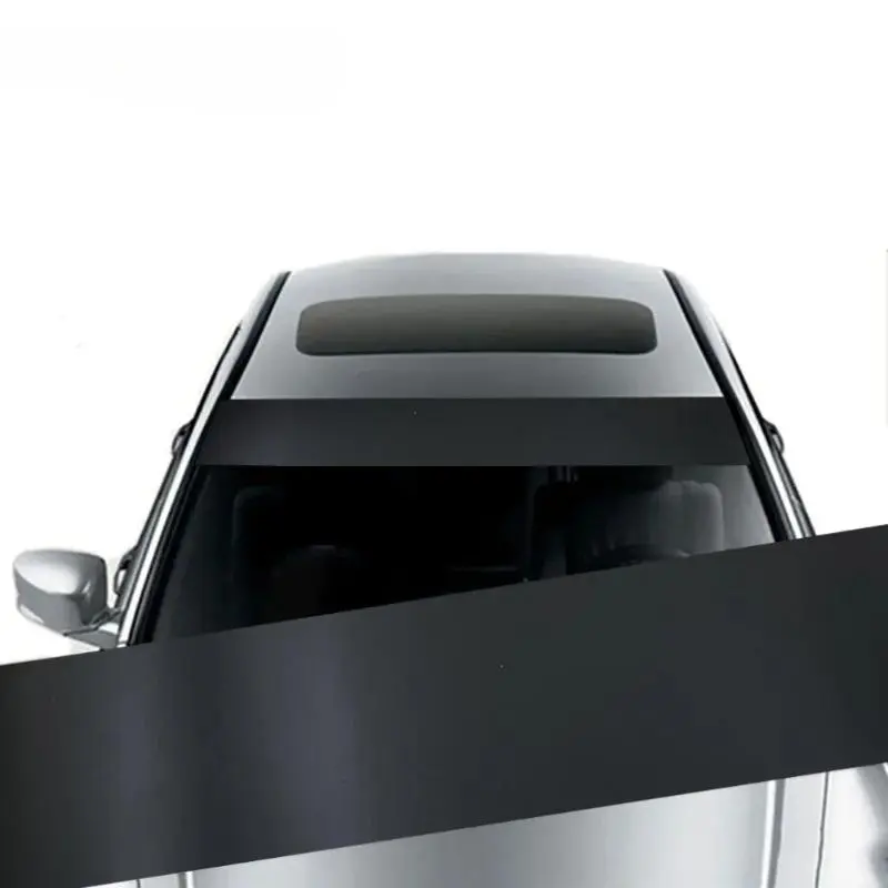 Car Front Windshield Sunshade Sticker, Fly Eye Vision Mesh Film, Waterproof Sunscreen Scratch Shield Car Decal, Trunk Glass Banner Long Car Sticker