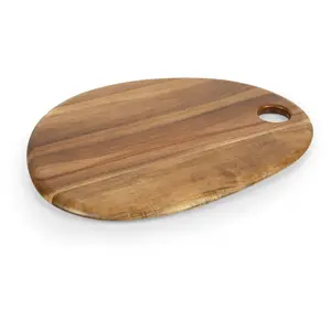 Toscana Pebble Shaped 18" x 15" Acacia Serving Board