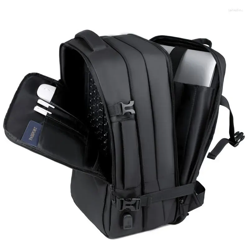 35L Travel Laptop Backpack, TSA-Approved, Water-Resistant, 15.6 Inch Compartment Wudkey Carry on Travel Backpack for Airplanes, 35L Suitcase  main image 3