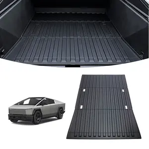 2023-2025 Tesla Cybertruck All-Weather Trunk Liner Cargo Mat Set, Humanized Design, Eco-Friendly TPE Material, Easy Installation, Non-Slip Front Car Accessory, Truck Floor Mats