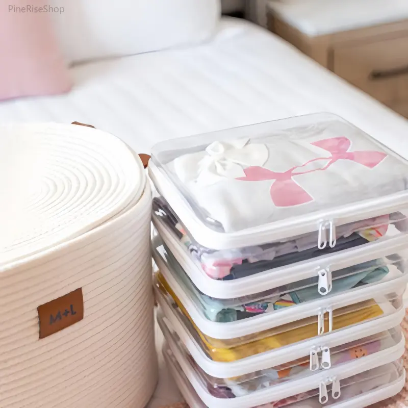 Transparent Zipper Hard Storage Bag, Multifunctional Organizer for Cosmetics, Toiletries, Travel Use