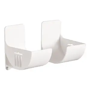2PCS Adhesive Wall-Mounted Wrap Dispenser &Trash Bag Holder,No-Drill Under Cabinet Organizer for Plastic Wrap,Garbage Bags&Food Storage Bags,Multifunctional Spacesaving Storage for Kitchen,Pantry,Bathroom–Ideal for Home Cooks,Renters&Busy Housewives