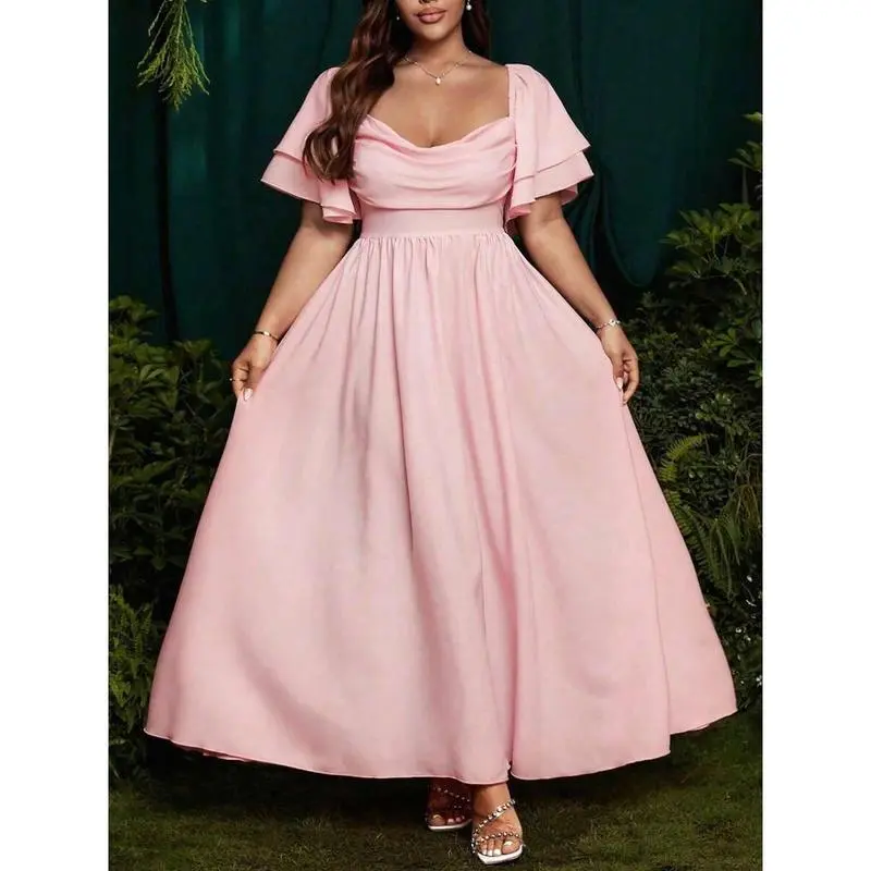 chinese dress ladies Off Shoulder Long Formal A-Line Plus Size Dress by LaDivine CD243C – The  Dress Outlet main image 0